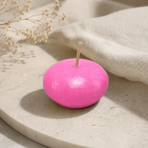 Eko Yüzen Mum Pembe