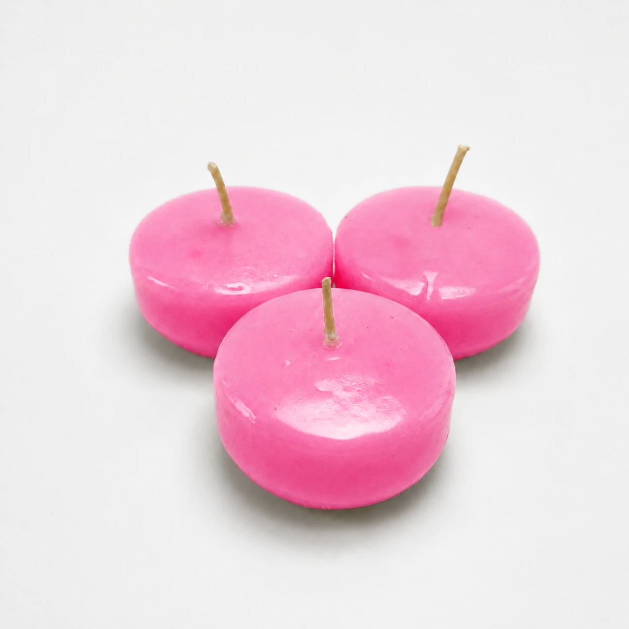 Maxi Yüzen Mum Pembe - Görsel 3